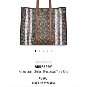 Burberry Monogram Tote